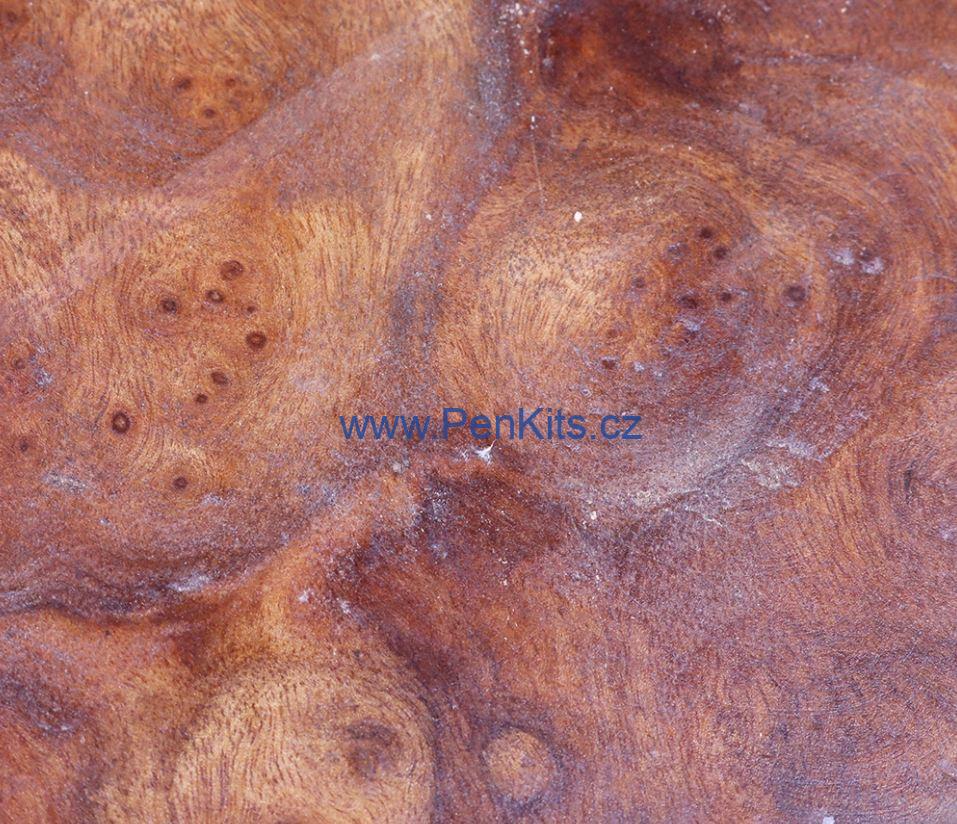 Camphor burl - 22 x 22 x 125 mm