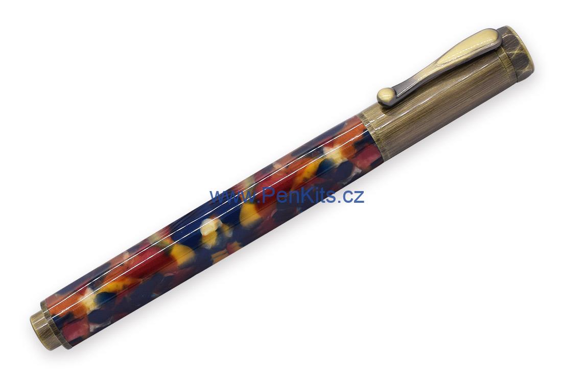 MAGNETIC - sada pro výrobu inkoustového plnícího pera, antik bronz