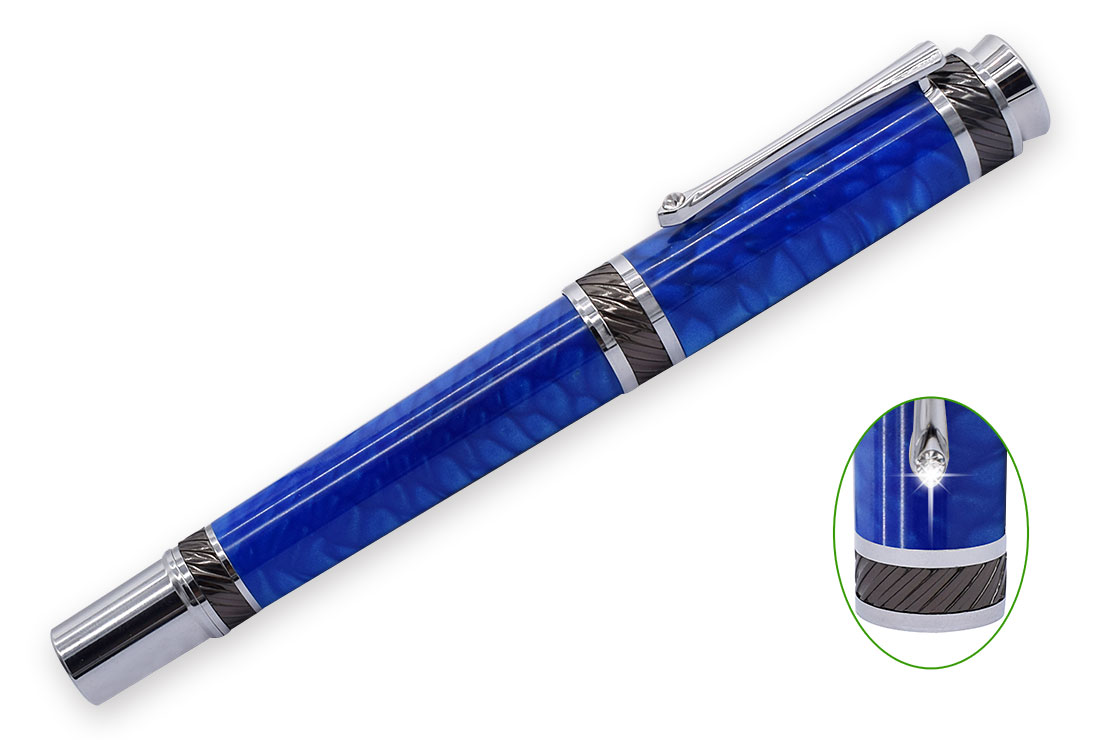 MAJESTIC - sada pro výrobu rolleru chrom+zbraňová čerň