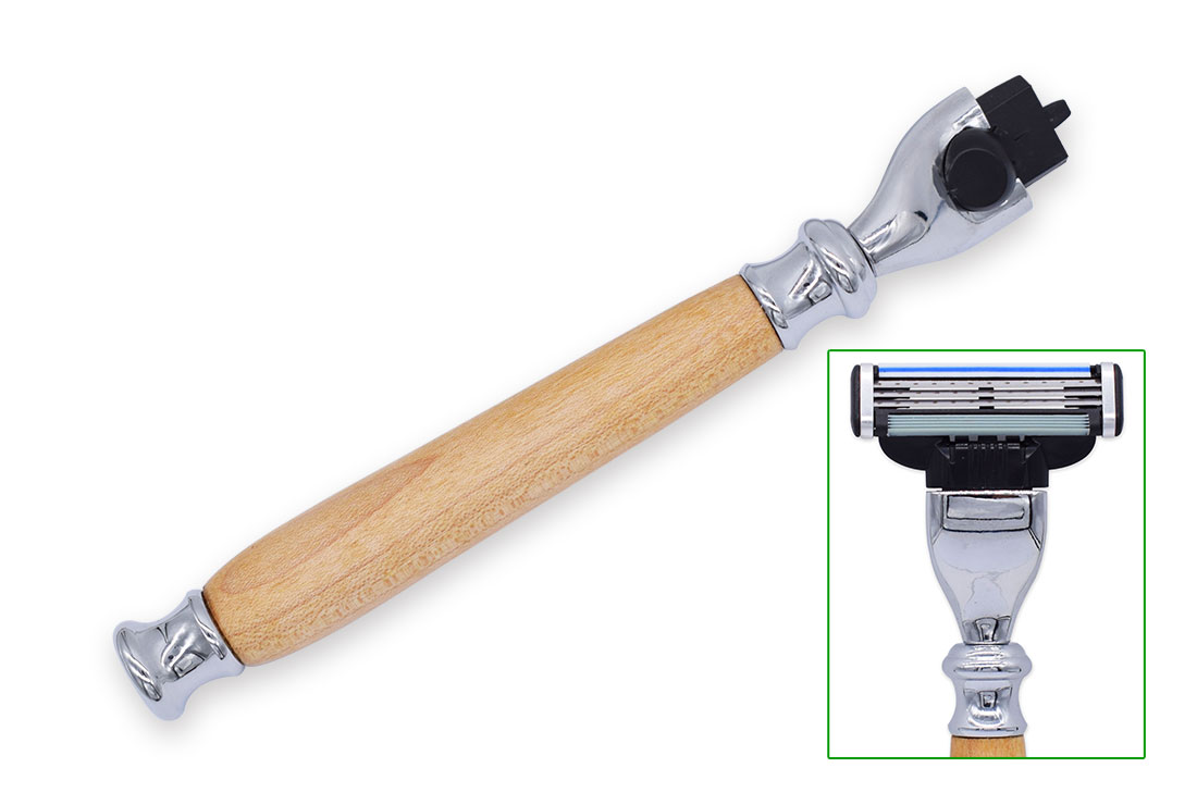 Sada pro výrobu holíci rukojetí pro Gillette Mach3 - chrom