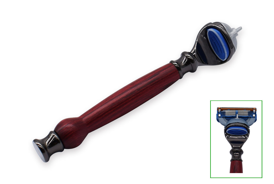 Sada pro výrobu holící rukojeti pro Gillette Fusion5 - zbraňová čerň