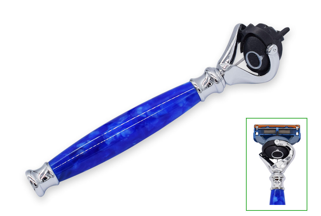Sada pro výrobu holící rukojeti pro Gillette Fusion5 FlexBall - chrom