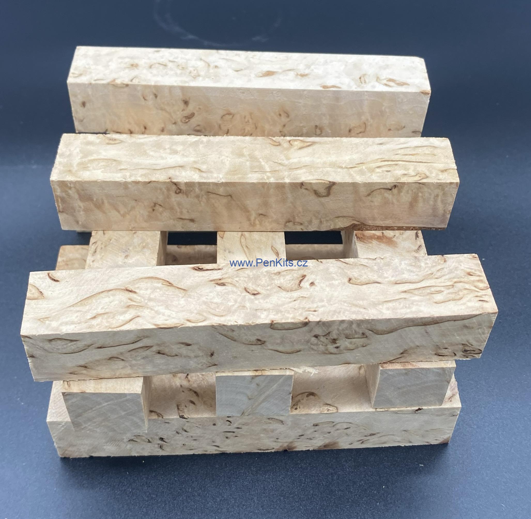 Karelská bříza 22 x 22x 125 mm, kvalita A