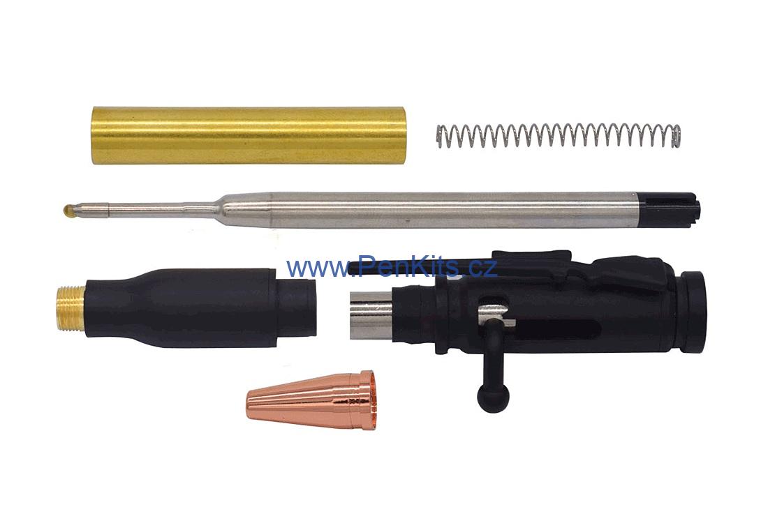 RIFLE BOLT - sada pro výrobu kuličkové propisky matná černá
