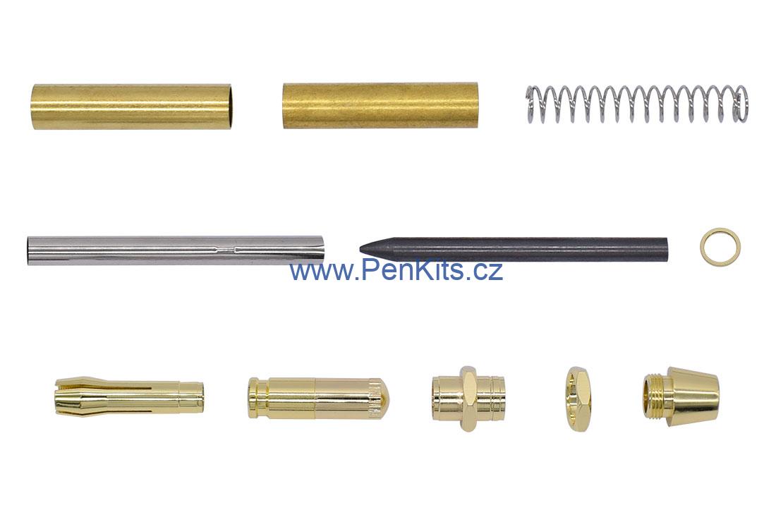 VERSATIL 5,6 mm - sada pro výrobu tužky, versatilky, zlatá