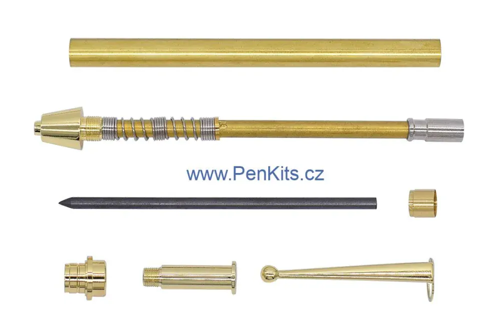 VERSATILKA 3,0 mm - sada pro výrobu tužky, versatilky, zlatá