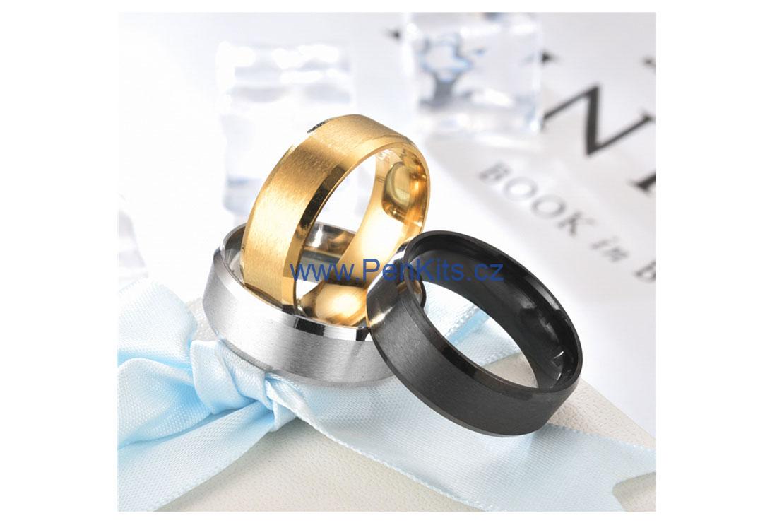 Jádro prstenu velikost 9 - barva zlatá, šířka 6 mm