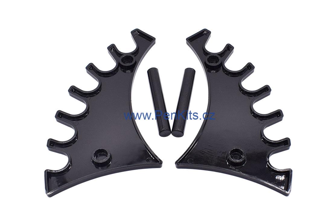 Stojan na pera černý - 6 per