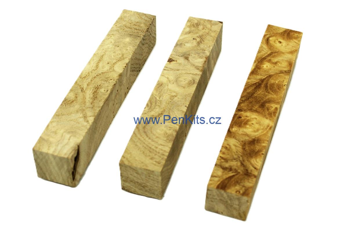 Japanese pagoda burl - 22 x 22 x 125 mm