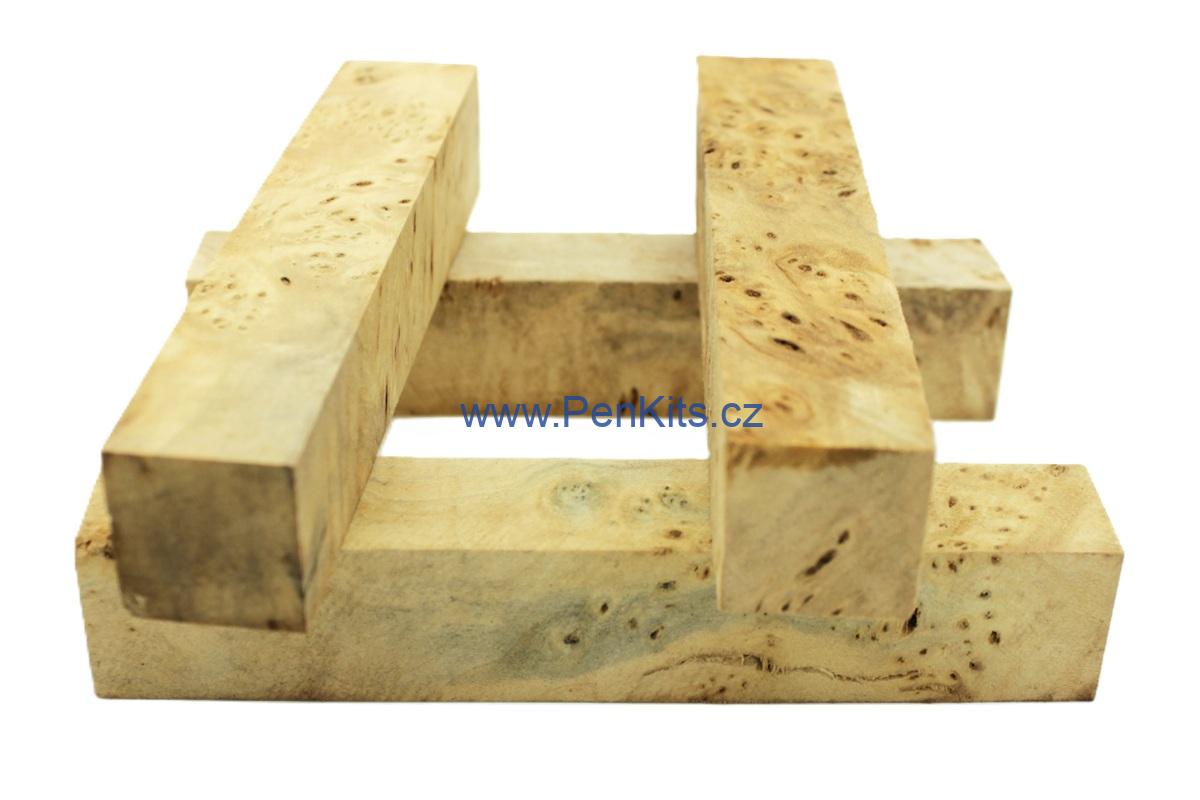 Lime burl - 22 x 22 x 125 mm