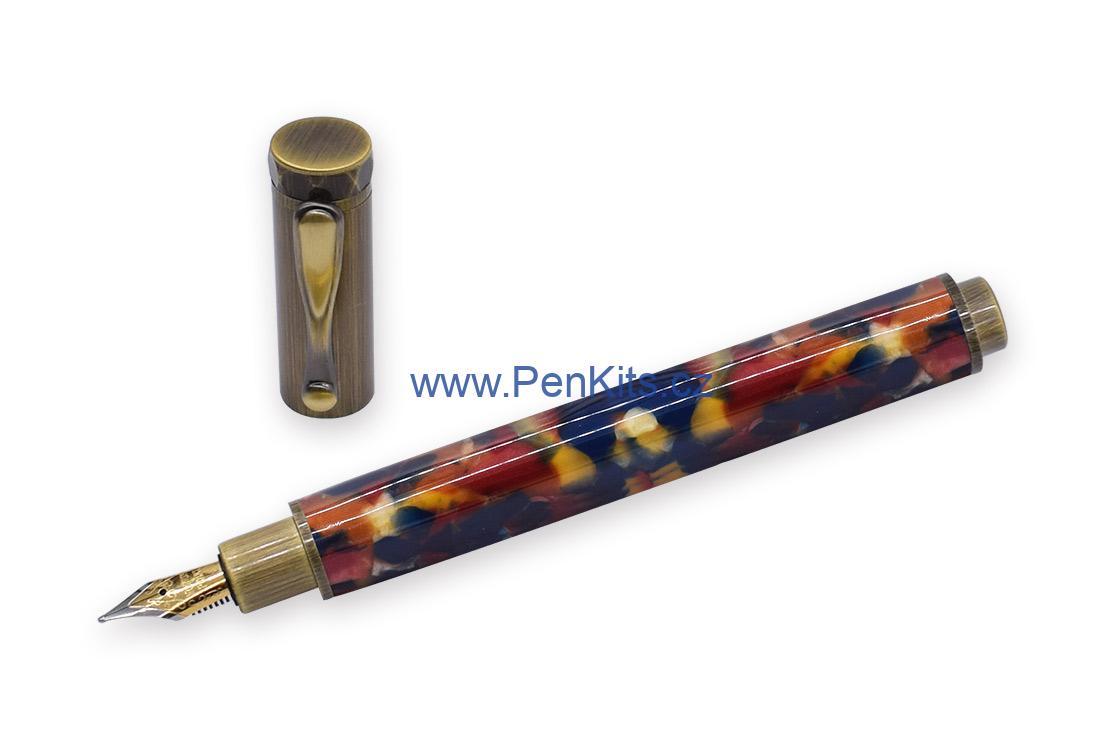 MAGNETIC - sada pro výrobu inkoustového plnícího pera, antik bronz