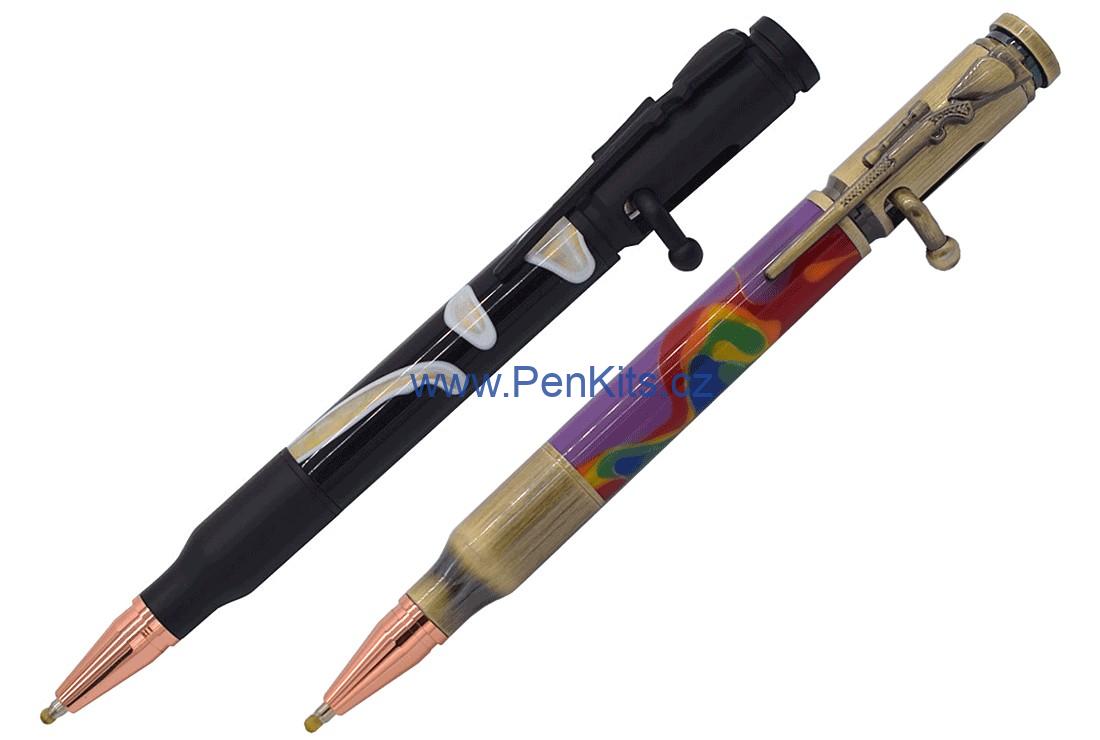 RIFLE BOLT - sada pro výrobu kuličkové propisky antik bronz