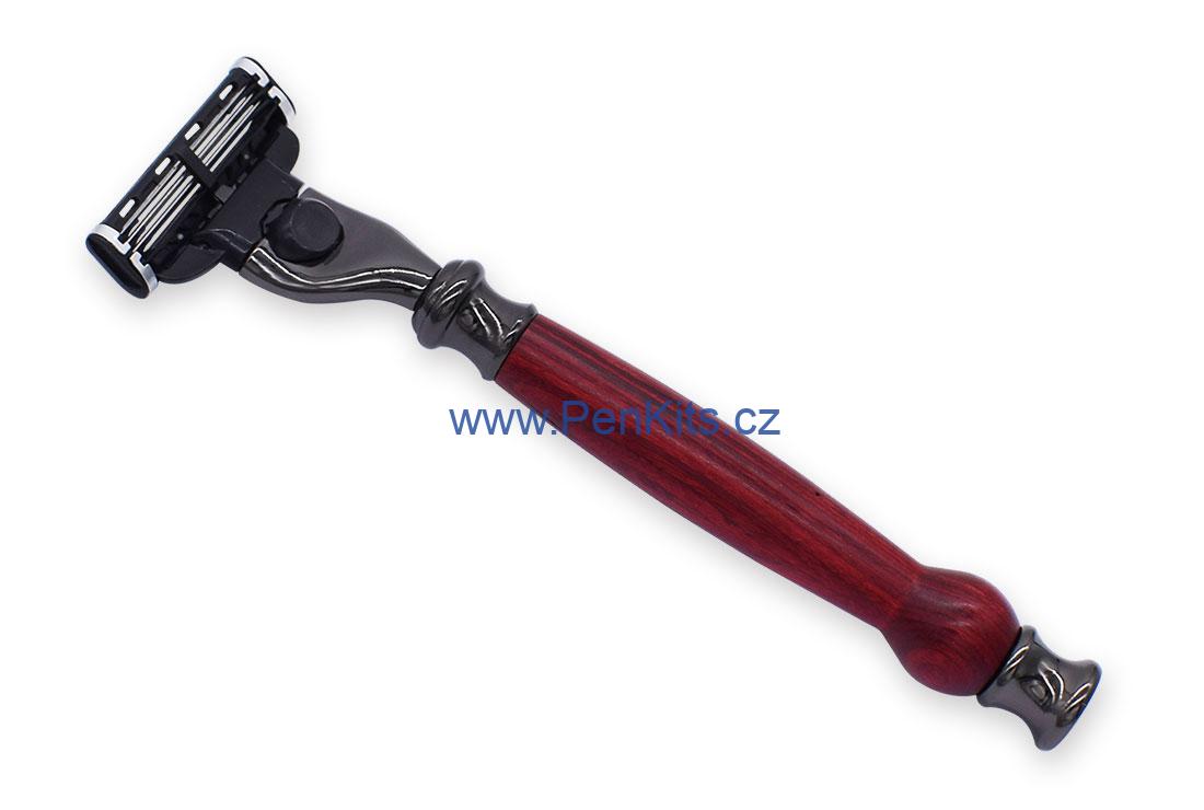 Sada pro výrobu holící rukojeti pro Gillette Mach3 - zbraňová čerň