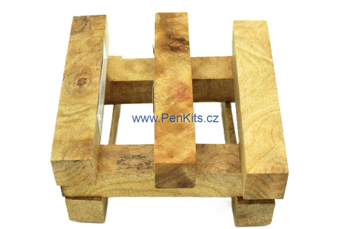 Camphor burl - 22 x 22 x 125 mm