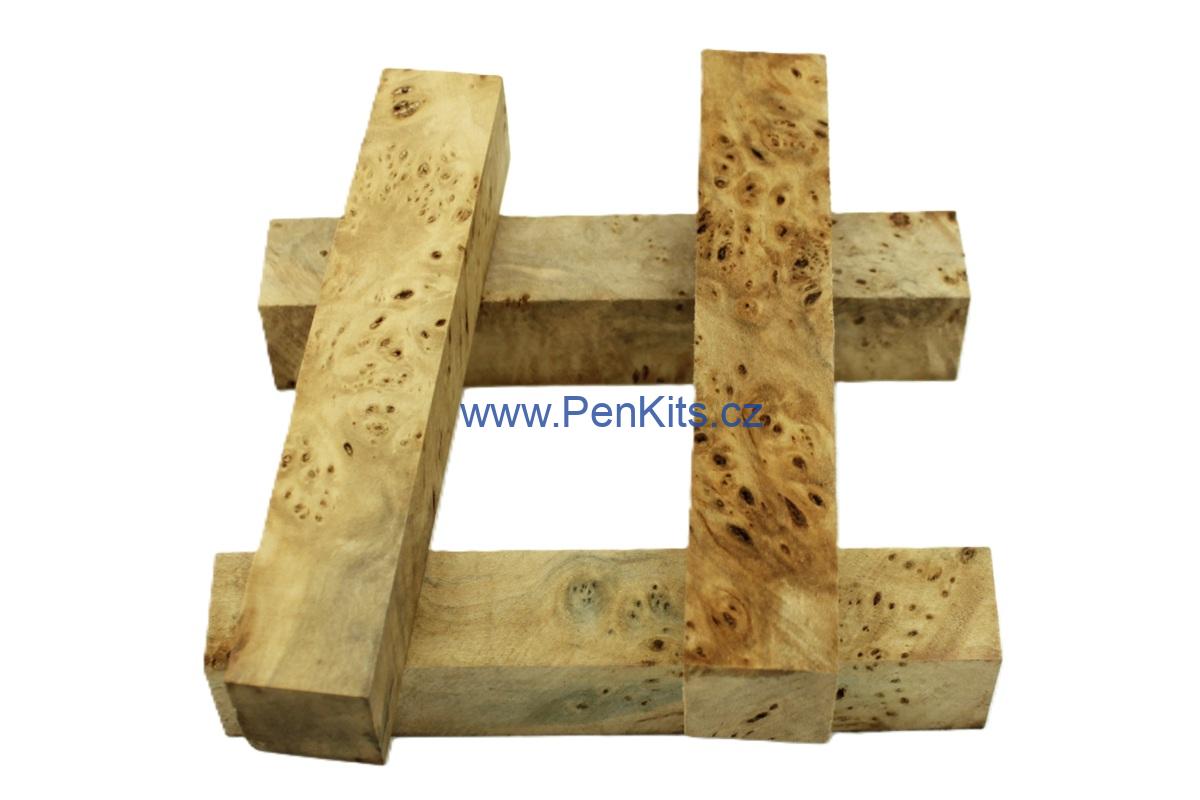 Lime burl - 22 x 22 x 125 mm