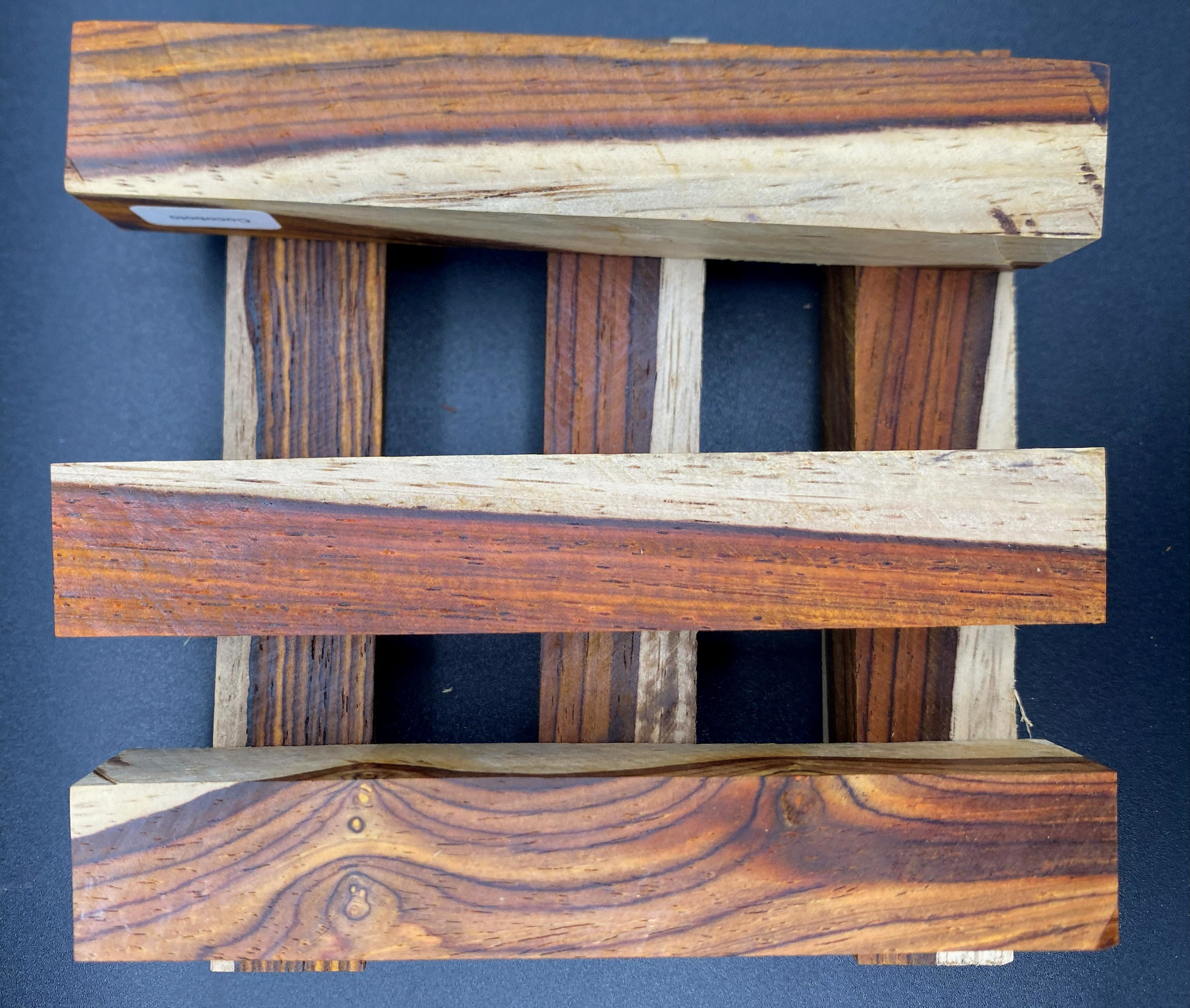Cocobolo bicolor 22x22x125 mm