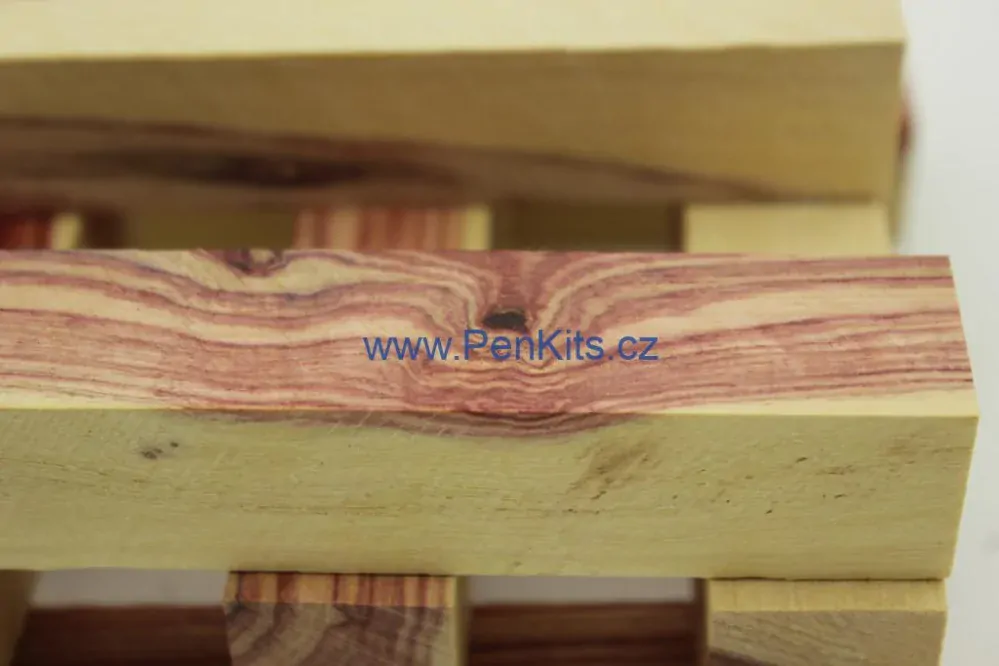 Tulipwood - dvoubarevný 22x22x127 mm