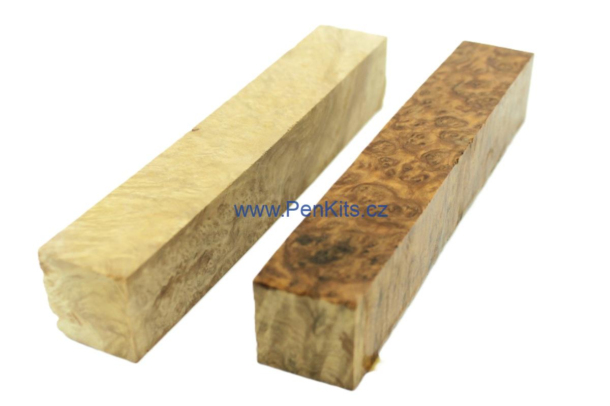 Brown Mallee burl - 22 x 22 x 125 mm