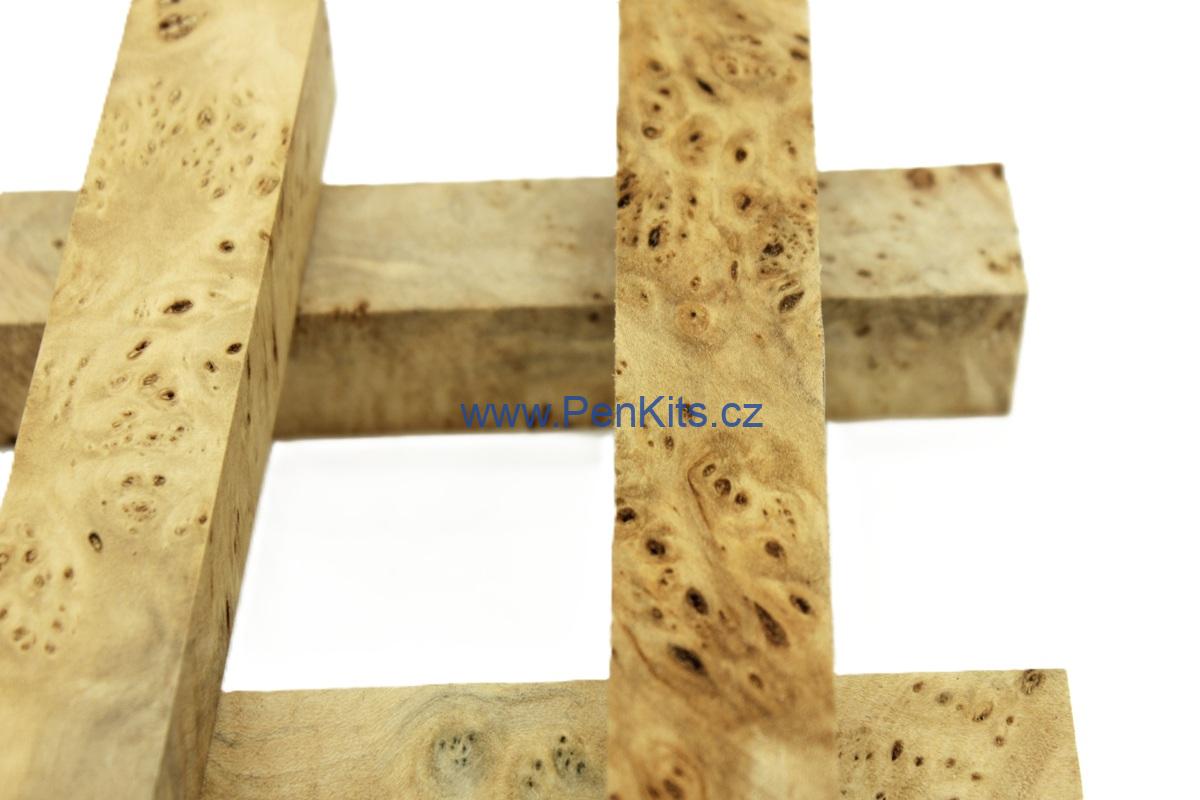 Lime burl - 22 x 22 x 125 mm